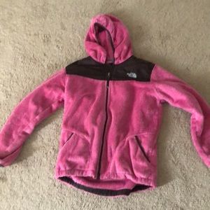 North face Fleece girls/women’s jacket size xl